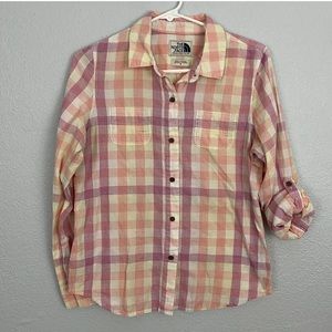 The North Face Roll tab sleeve Plaid Shirt